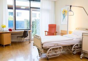 Quelle: Palliativstation Uniklinik Freiburg_Patientenzimmer
